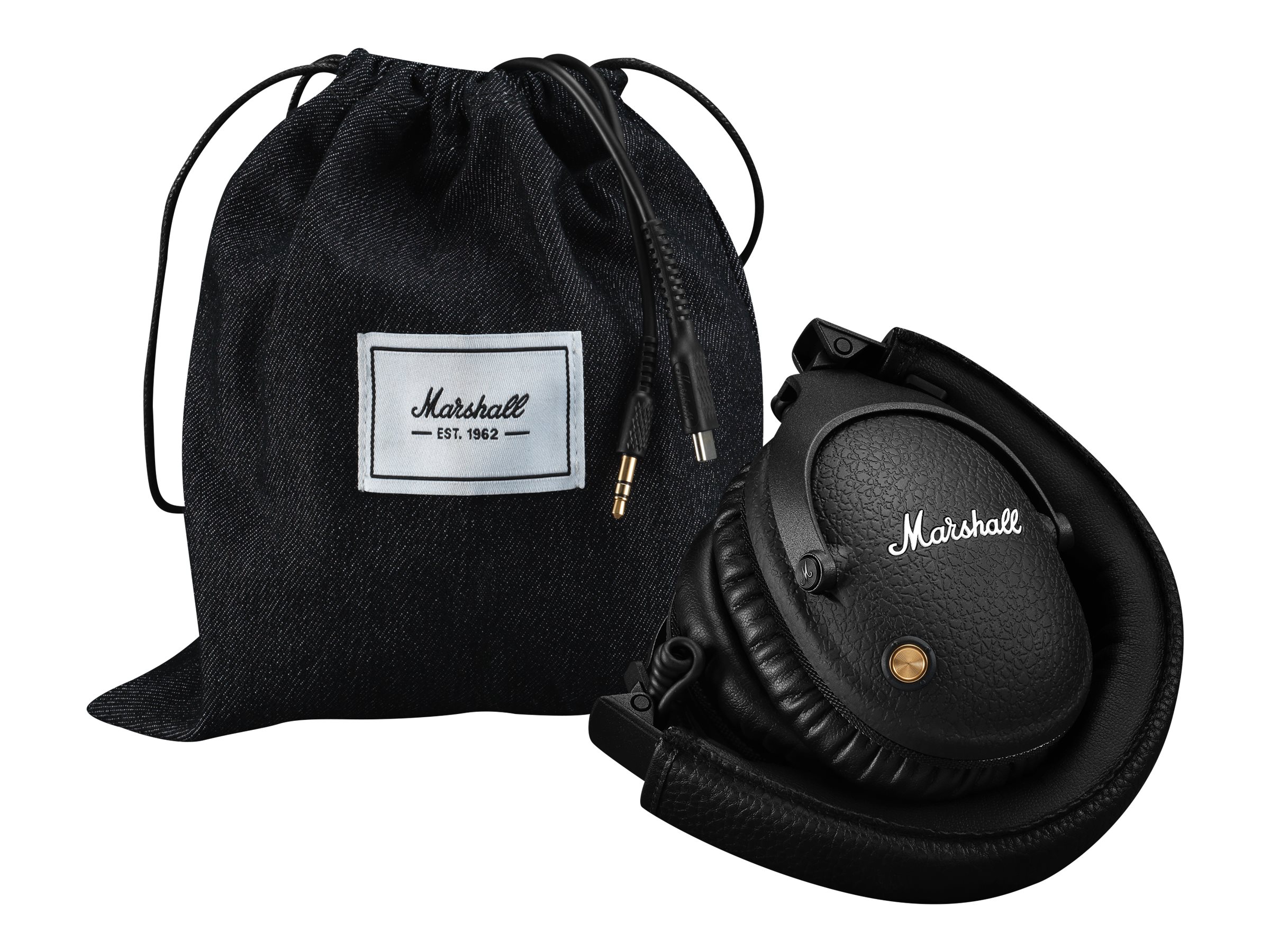 Marshall Monitor II Bluetooth Kopfhoerer mit ANC, schwarz