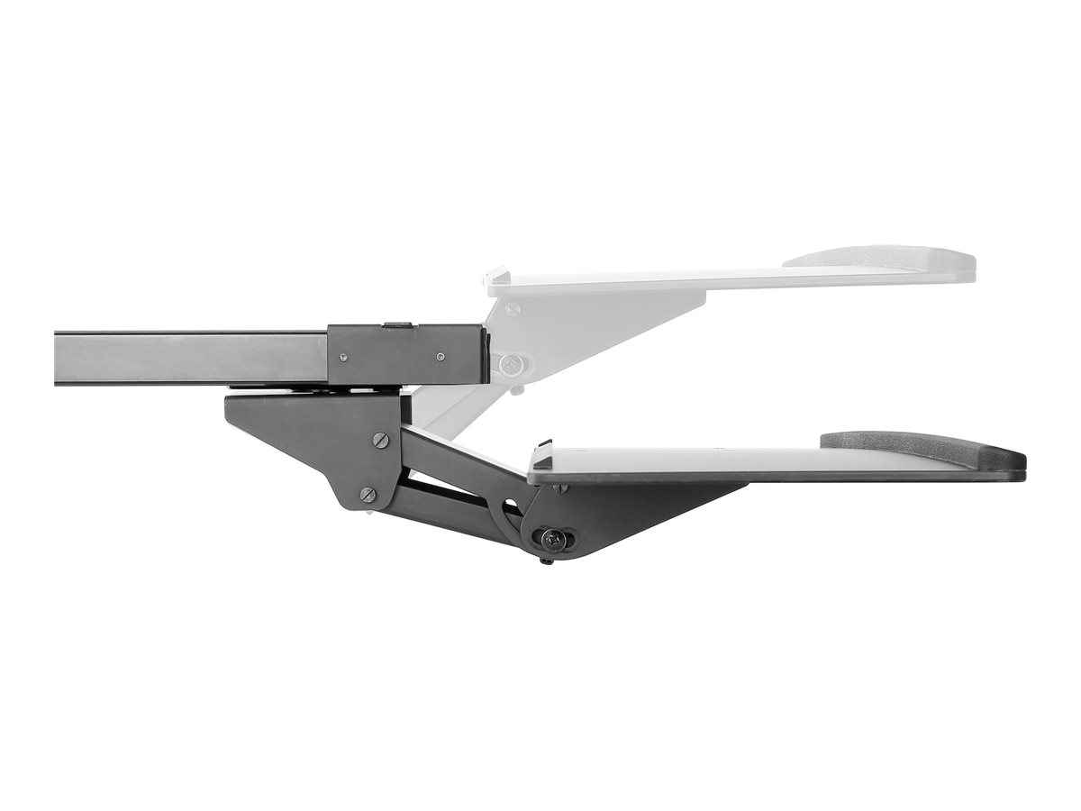STARTECH.COM Under Desk Keyboard Tray - 26.4in Wide - Adjustable - Computer Keyboard Stand - Keyboard Shelf - Ergonomic Keyboard Tra