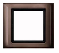 Merten Rahmen Aquadesign 400115 1f. dunkelbrasil Merten Rahmen Aquadesign 400115 1f. dunkelbrasil