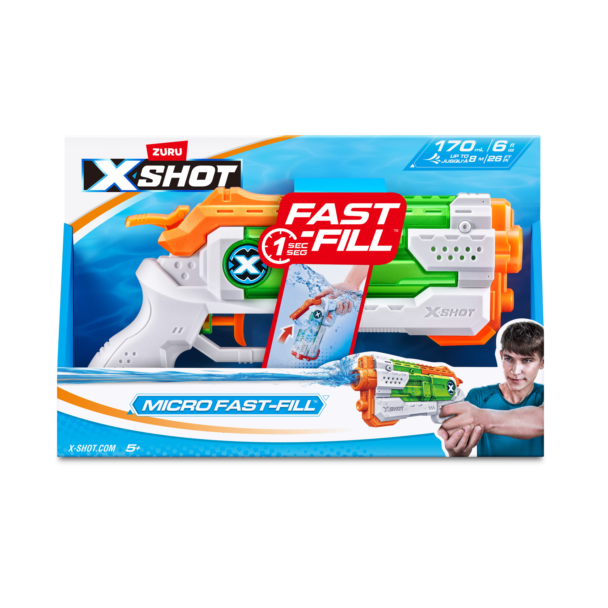 ZURU Wasserpistole XSHOT mehrfarbig, 1 St