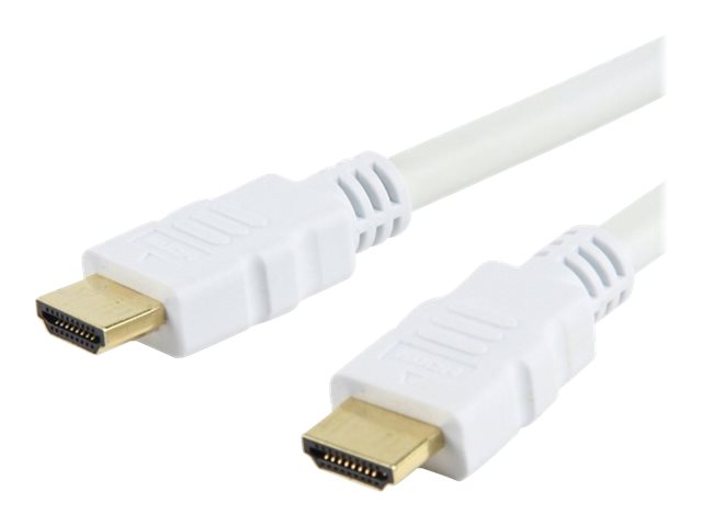 TECHLY HDMI High Speed Kabel mit Ethernet Kabel 2m weiss Anschluesse Stecker A auf Stecker A vergoldete Steckverbinder TECHLY HDMI High Speed Kabel mit Ethernet Kabel 2m weiss Anschluesse Stecker A auf Stecker A vergoldete Steckverbinder