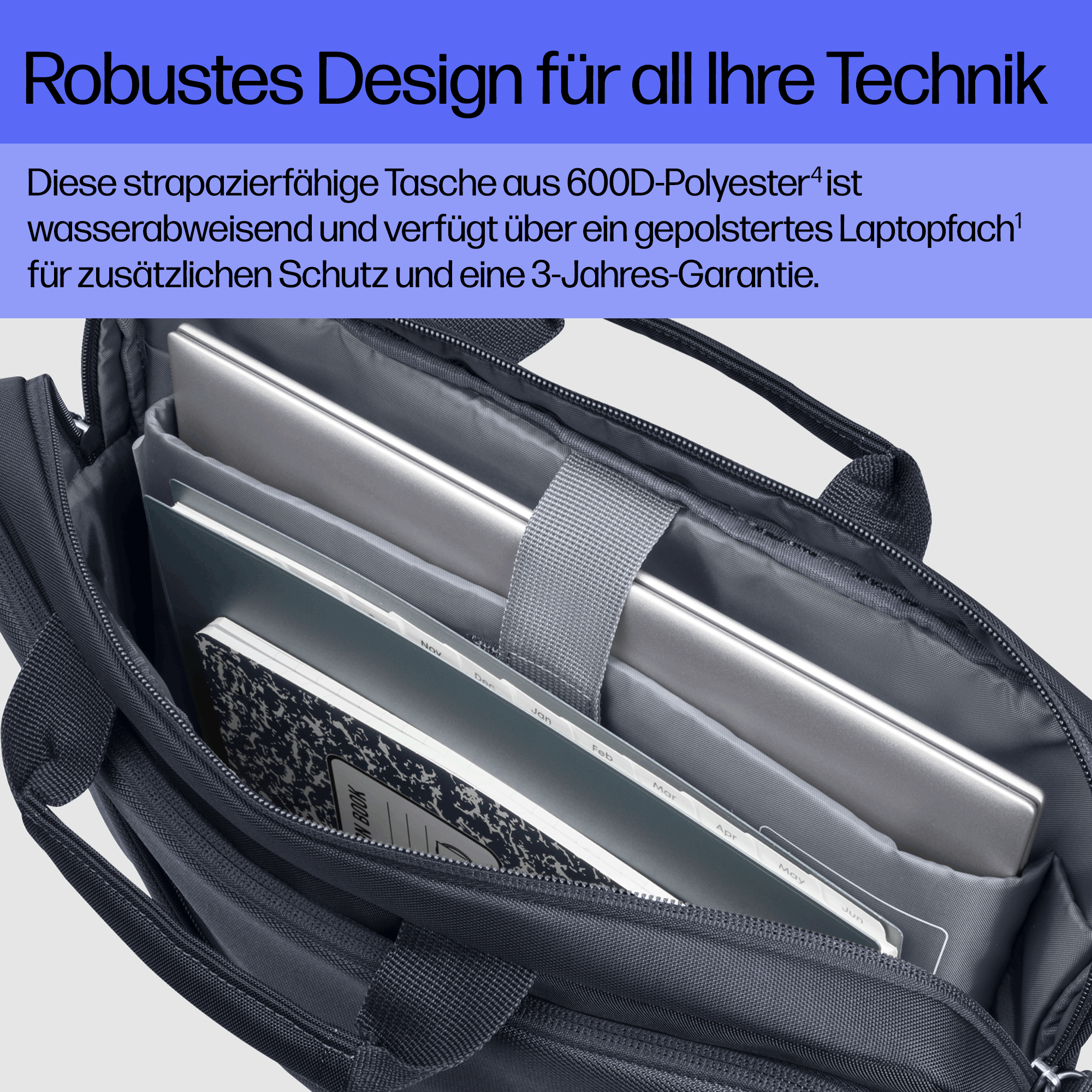 HP Evday 14 Odyssey Gray Laptop Bag