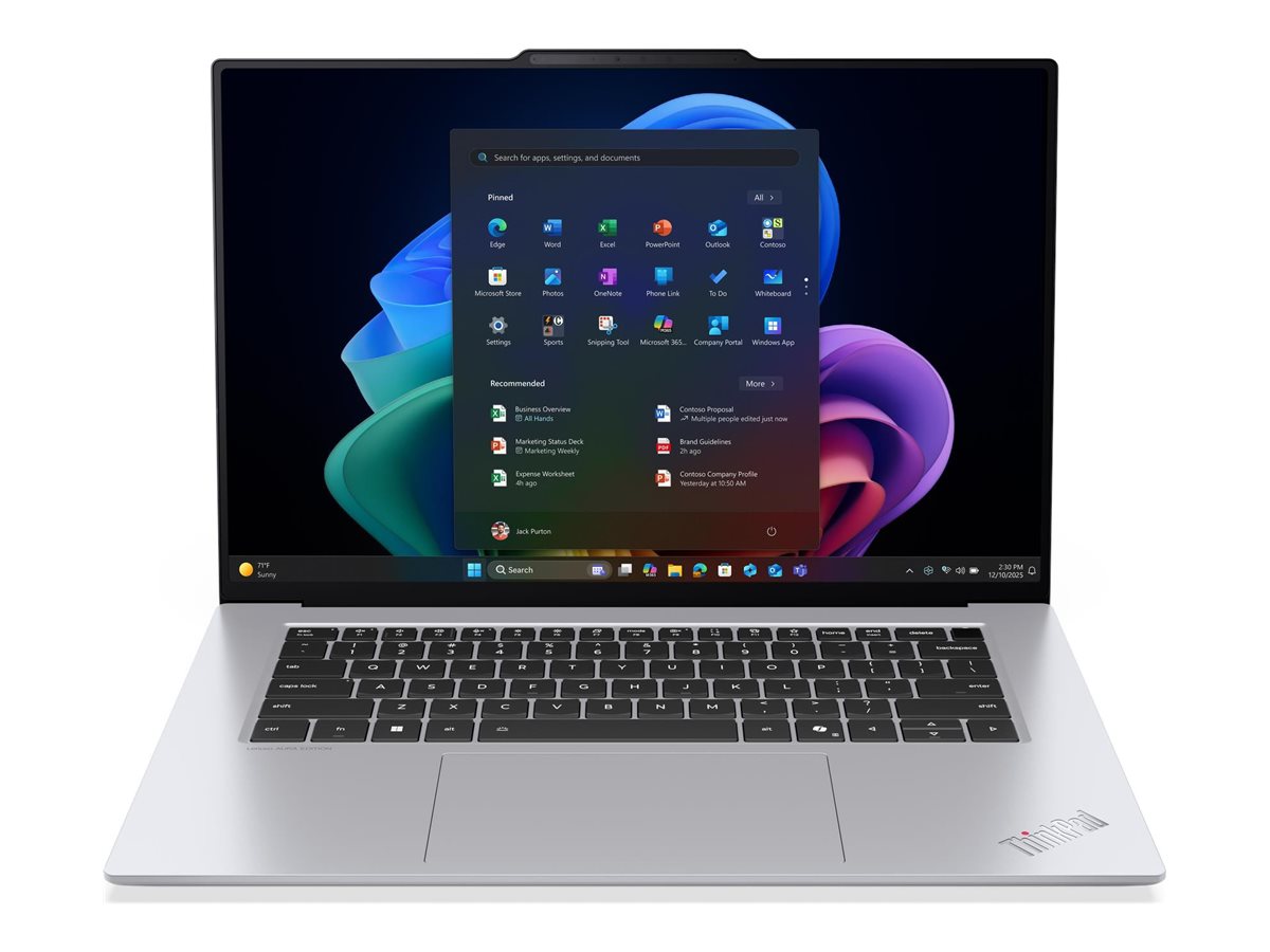 LENOVO ThinkPad X9 15 G1 Intel Core Ultra 7 258V 38,86cm 15,3Zoll No Touch 28K 32GB 1TB SSD UMA W11P Copilot PC No WWan WhiteTops