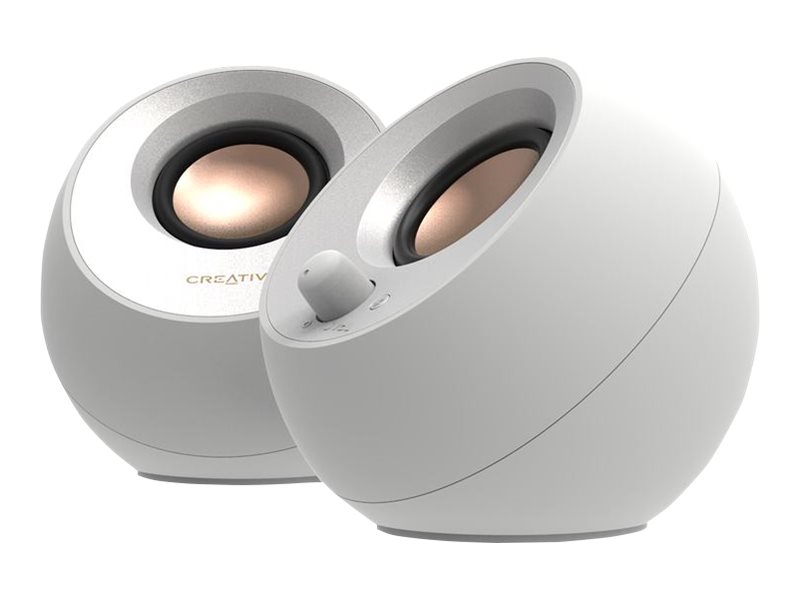 Creative Labs Pebble V3 wei, Bluetooth, USBC, Klinke