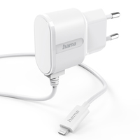 hama Ladekabel mit Adapter weiÃ, KabellÃ¤nge: 1,0 m, 5 Watt