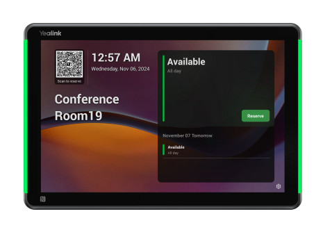 Yealink RoomPanel Plus E2 Schwarz 25,6 cm