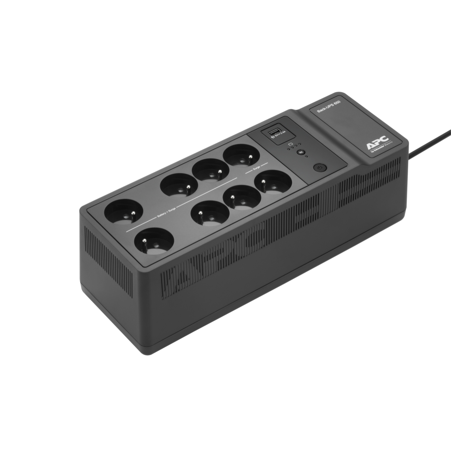 APC BackUPS BE650G2FR UPS AC 220230V 400Watt 650VA USB output connectors 8 Black