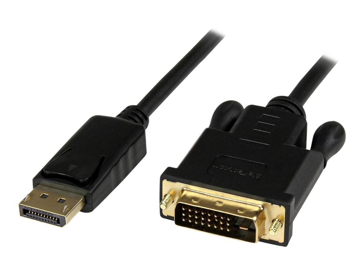 STARTECHCOM DisplayPort auf DVI Kabel 1,8m SteckerStecker DP zu DVI Adapter Koverter 1920x1200 1080p Schwarz