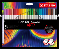 STABILO Pen 68 brush ARTY Filzstifte farbsortiert, 30 St. STABILO Pen 68 brush ARTY Filzstifte farbsortiert, 30 St.