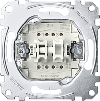Merten Doppeltastereinsatz MEG30550000 2S 1-p. 10A AC 250V Liftkl. Merten Doppeltastereinsatz MEG30550000 2S 1-p. 10A AC 250V Liftkl.