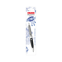 herlitz Kugelschreiber my.pen weiss/schwarz, Schreibfarbe: blau, 1 St. herlitz Kugelschreiber my.pen weiss/schwarz, Schreibfarbe: blau, 1 St.