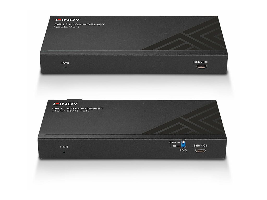 LINDY 150m Cat.6 DisplayPort 1.2 USB IR&RS-232 HDBaseT KVM Extender