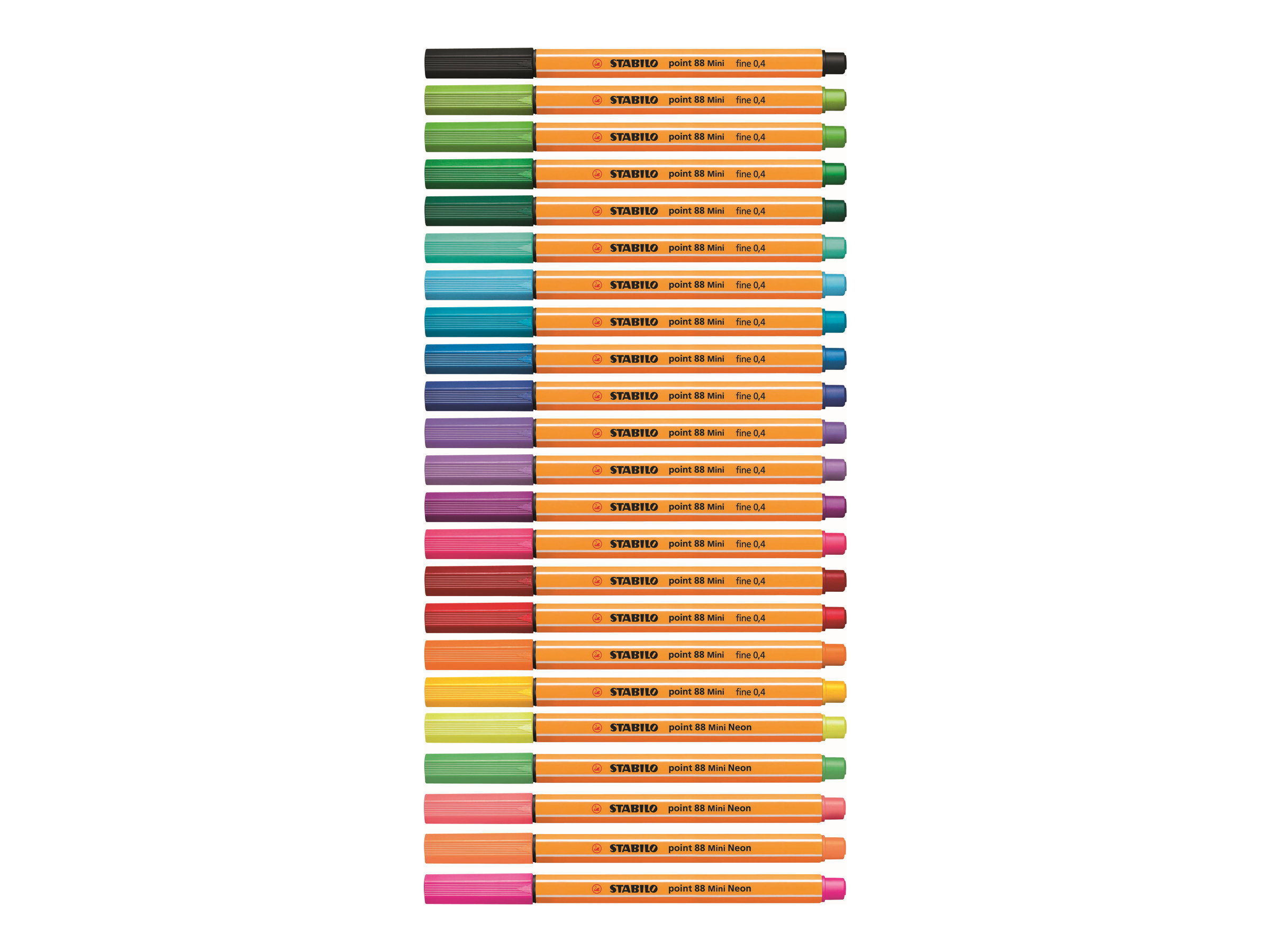 STABILO Point 88 Mini Fineliner farbsortiert 0,4 mm, 12 St. STABILO Point 88 Mini Fineliner farbsortiert 0,4 mm, 12 St.