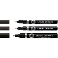 MOLOTOW LIQUID CHROME⢠Acrylstifte-Set chrom 3 St. MOLOTOW LIQUID CHROME⢠Acrylstifte-Set chrom 3 St.