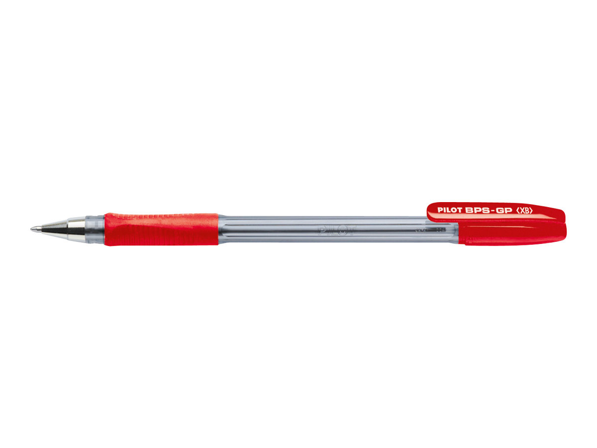 PILOT Kugelschreiber BPS-GP-XB transparent, Schreibfarbe: rot, 1 St. PILOT Kugelschreiber BPS-GP-XB transparent, Schreibfarbe: rot, 1 St.