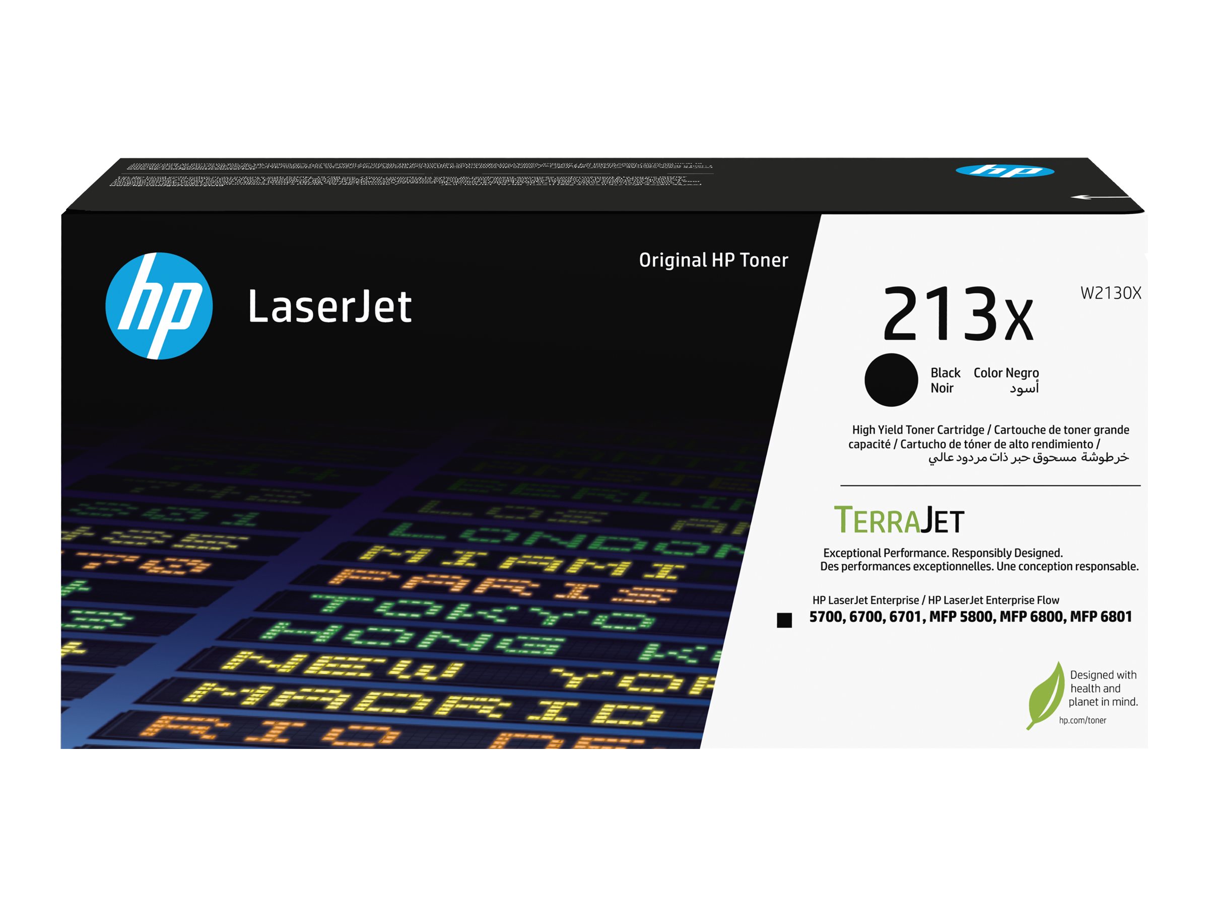 HP 213X (W2130X) schwarz Tonerkartusche HP 213X (W2130X) schwarz Tonerkartusche