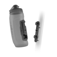 Twist Bottle 590 + Bike Base clear black