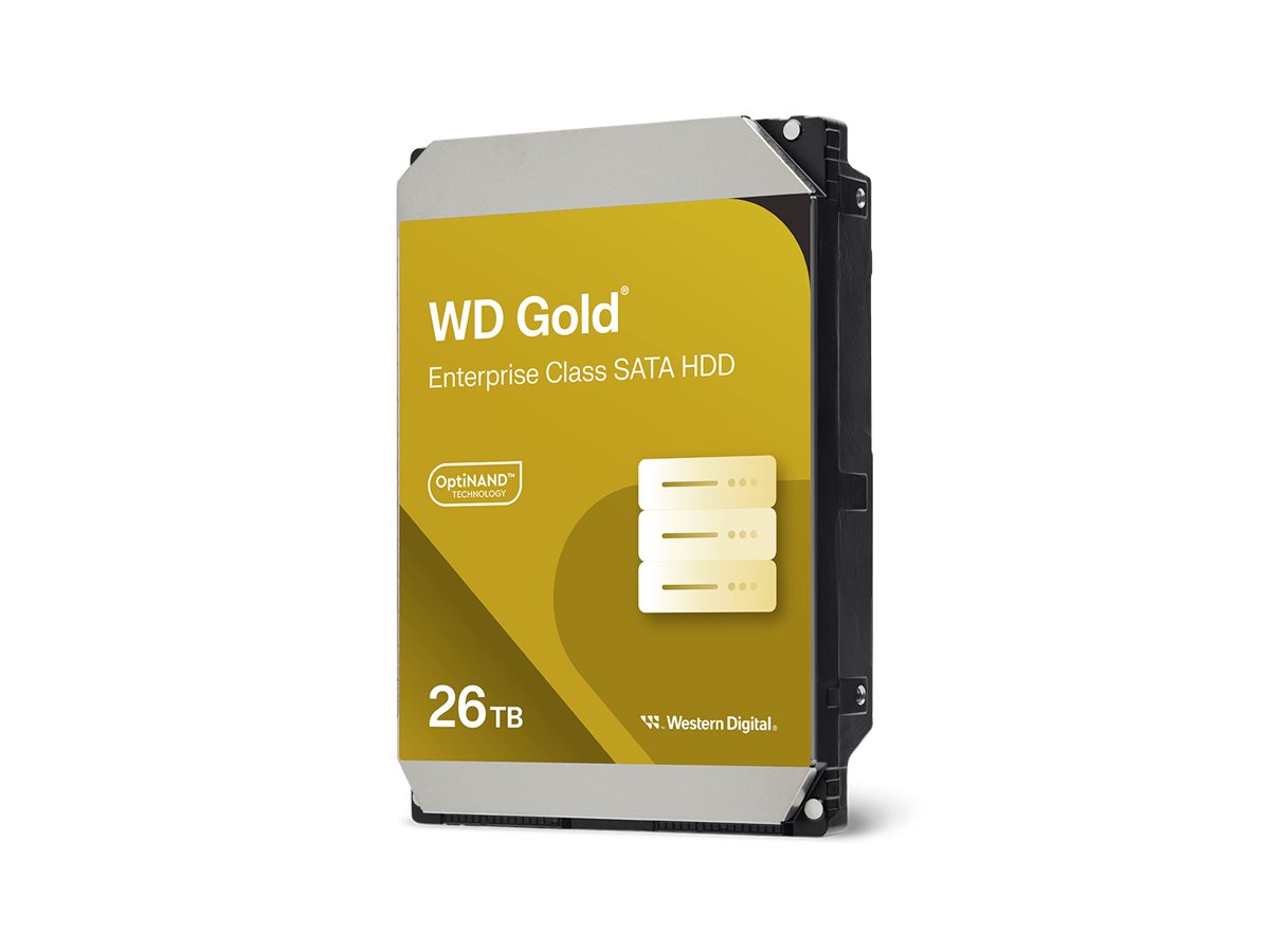 WD Gold 26TB SATA 6Gb/s 8,89cm 3,5Zoll WD Gold 26TB SATA 6Gb/s 8,89cm 3,5Zoll