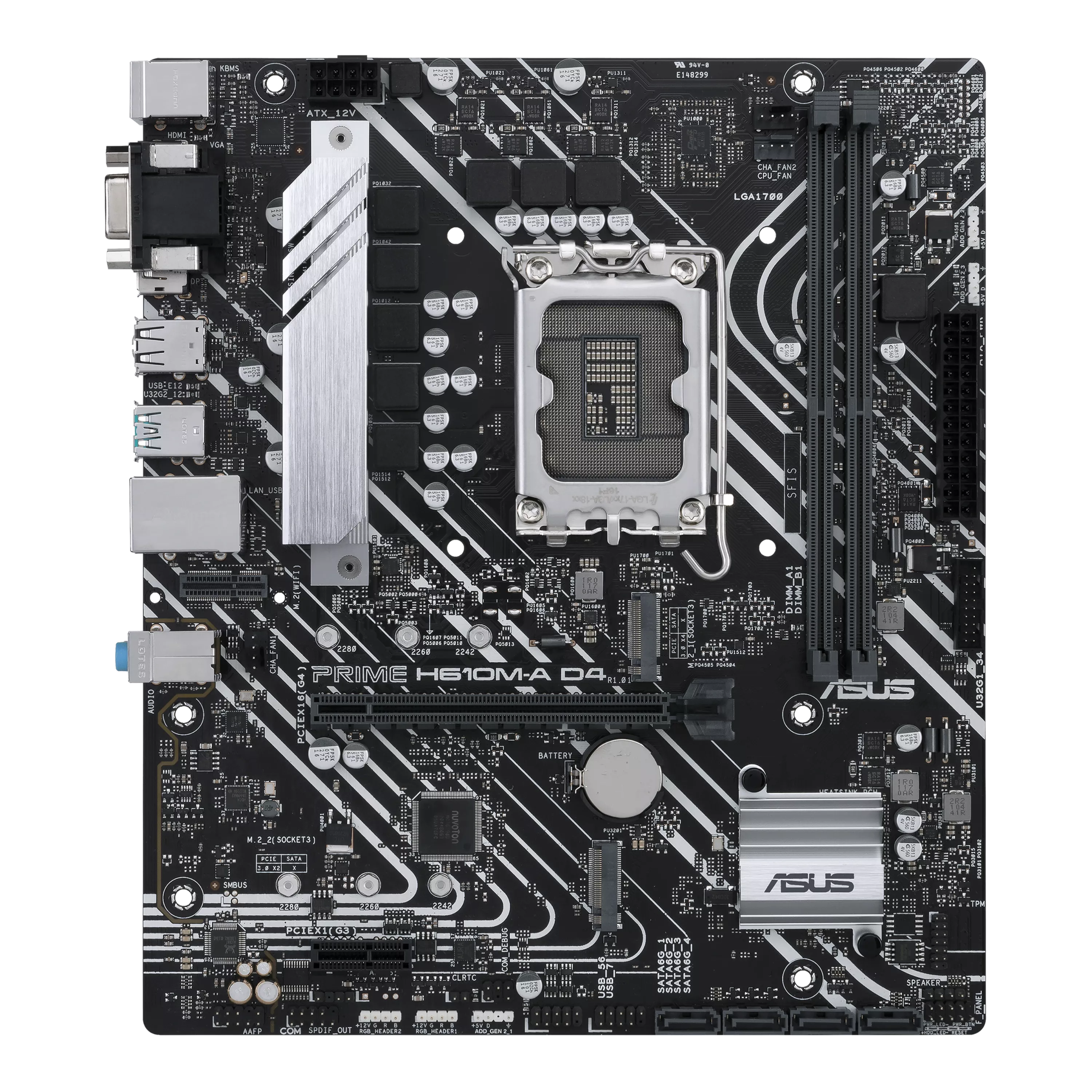 ASUS PRIME H610MA D4CSM LGA1700 2xDDR4 2xM2 4xSATA