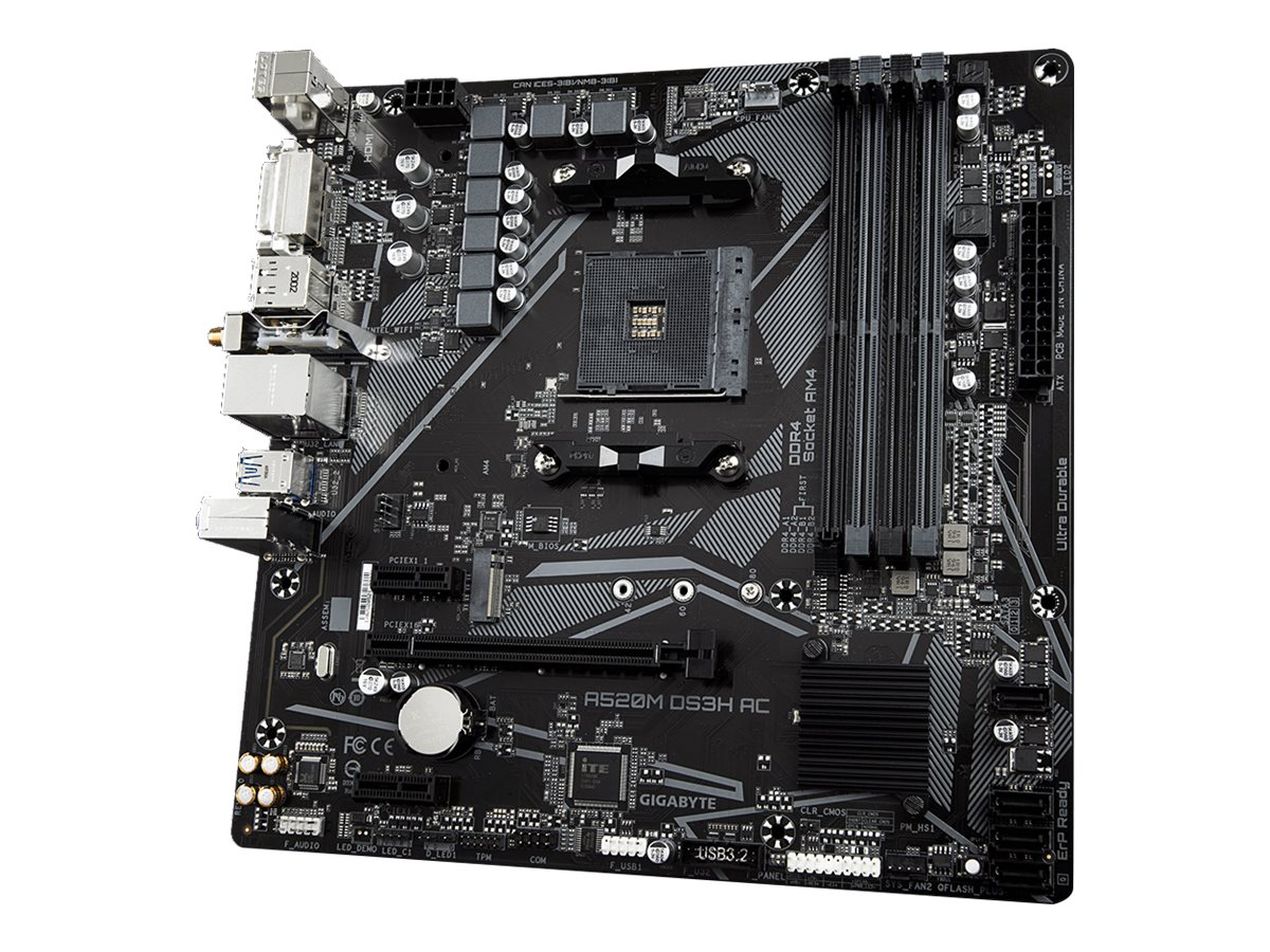 GIGABYTE A520M DS3H AC AM4 1xHDMI 1xDP