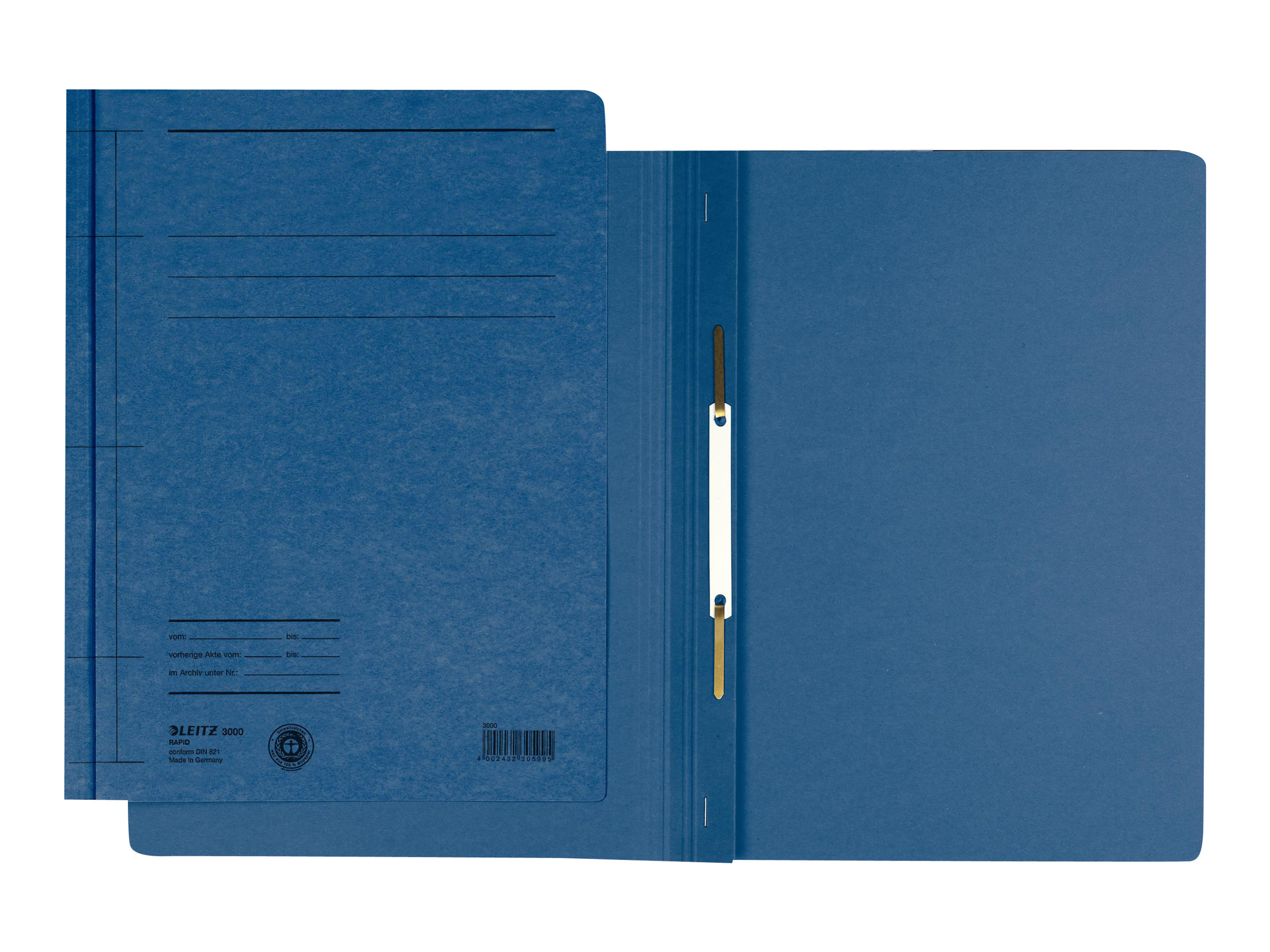 25 LEITZ Schnellhefter 3000 Karton blau DIN A4 25 LEITZ Schnellhefter 3000 Karton blau DIN A4