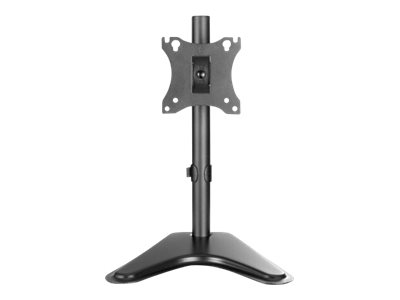 MANHATTAN Standfuss mit Halterung für einen LED/LCD-Monitor 43,2-68,6cm 17-27Zoll und bis 7kg neigbar schwenkbar höhenverst. schwarz