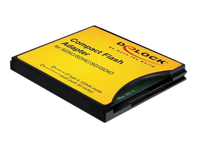Delock Adapter Compact Flash CF II zu SDHC,SDXC Delock Adapter Compact Flash CF II zu SDHC,SDXC