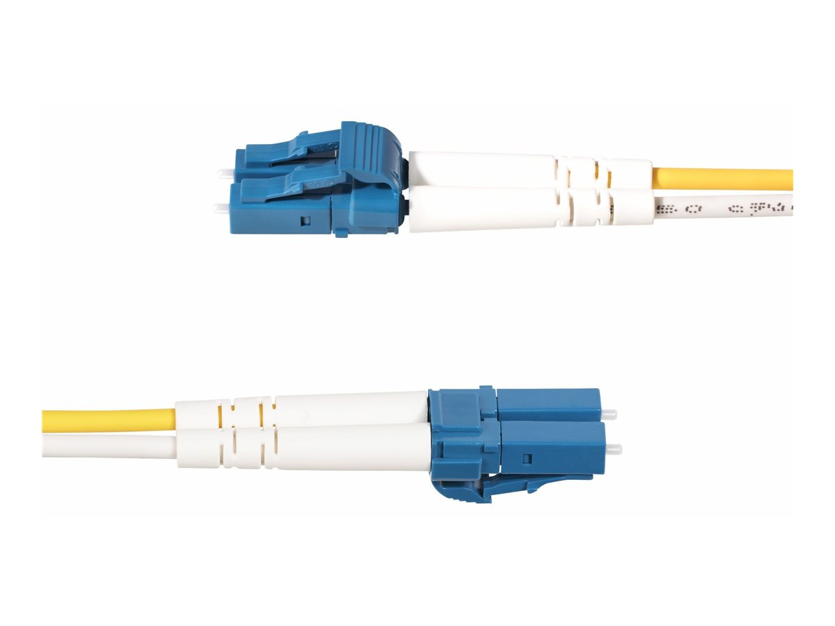 STARTECH.COM 7m OS2 LWL Patchkabel LC zu SC UPC Singlemode Duplex 9/125um 10G Kabel LSZH Glasfaserkabel LC auf SC