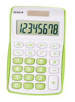 120 G Taschenrechner weiß/grün