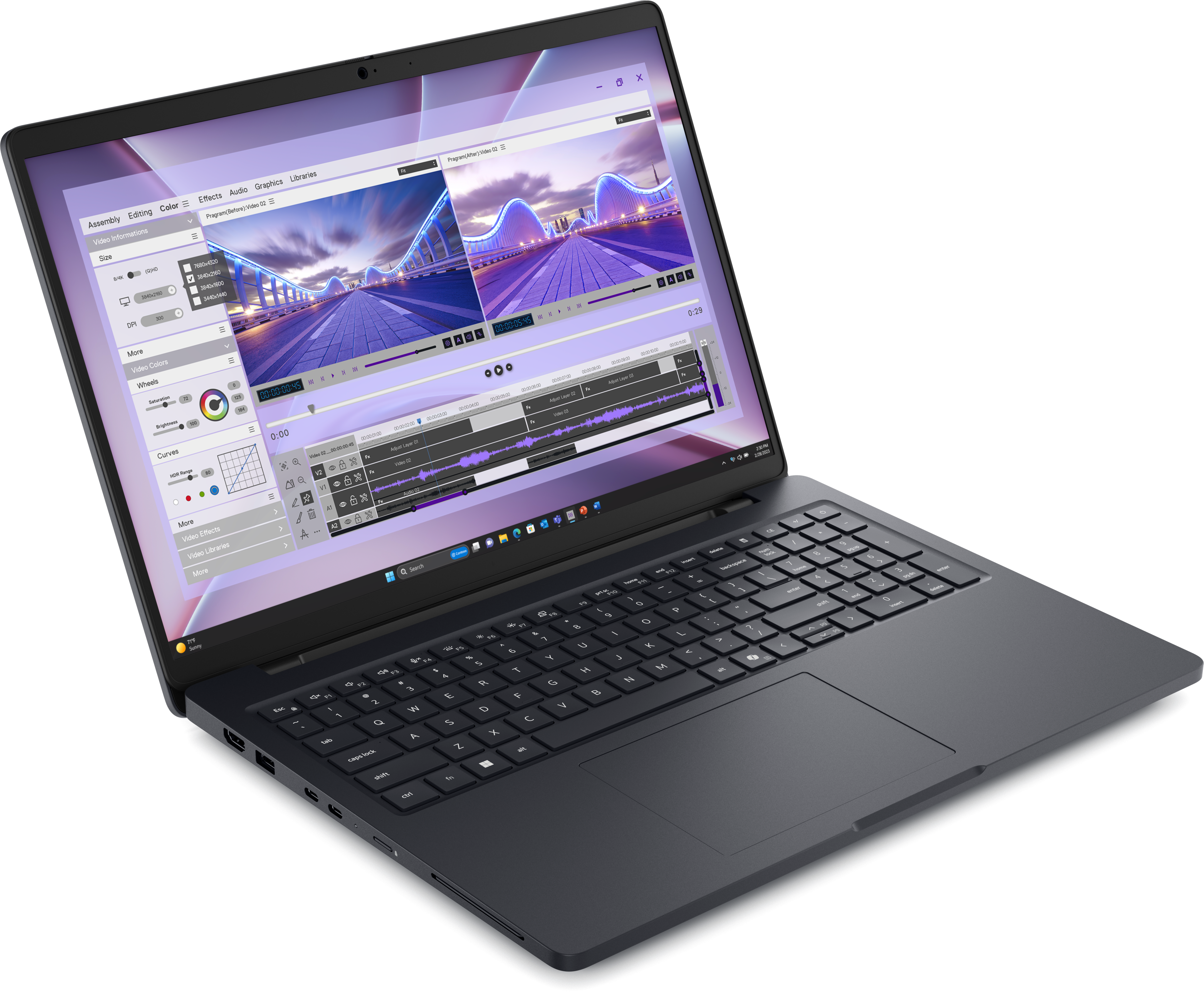 DELL Pro Max 16 MC16250 Intel Core Ultra 7 265H 40,64cm 16Zoll FHD 64GB 1TB SSD Nvidia RTX 1000 WLAN Backlit Kb W11P 3Y Basic Onsit