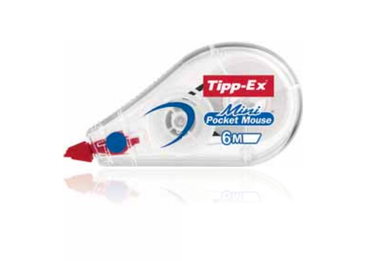 Tipp-Ex Korrekturroller Mini Pocket Mouse 5,0 mm Tipp-Ex Korrekturroller Mini Pocket Mouse 5,0 mm