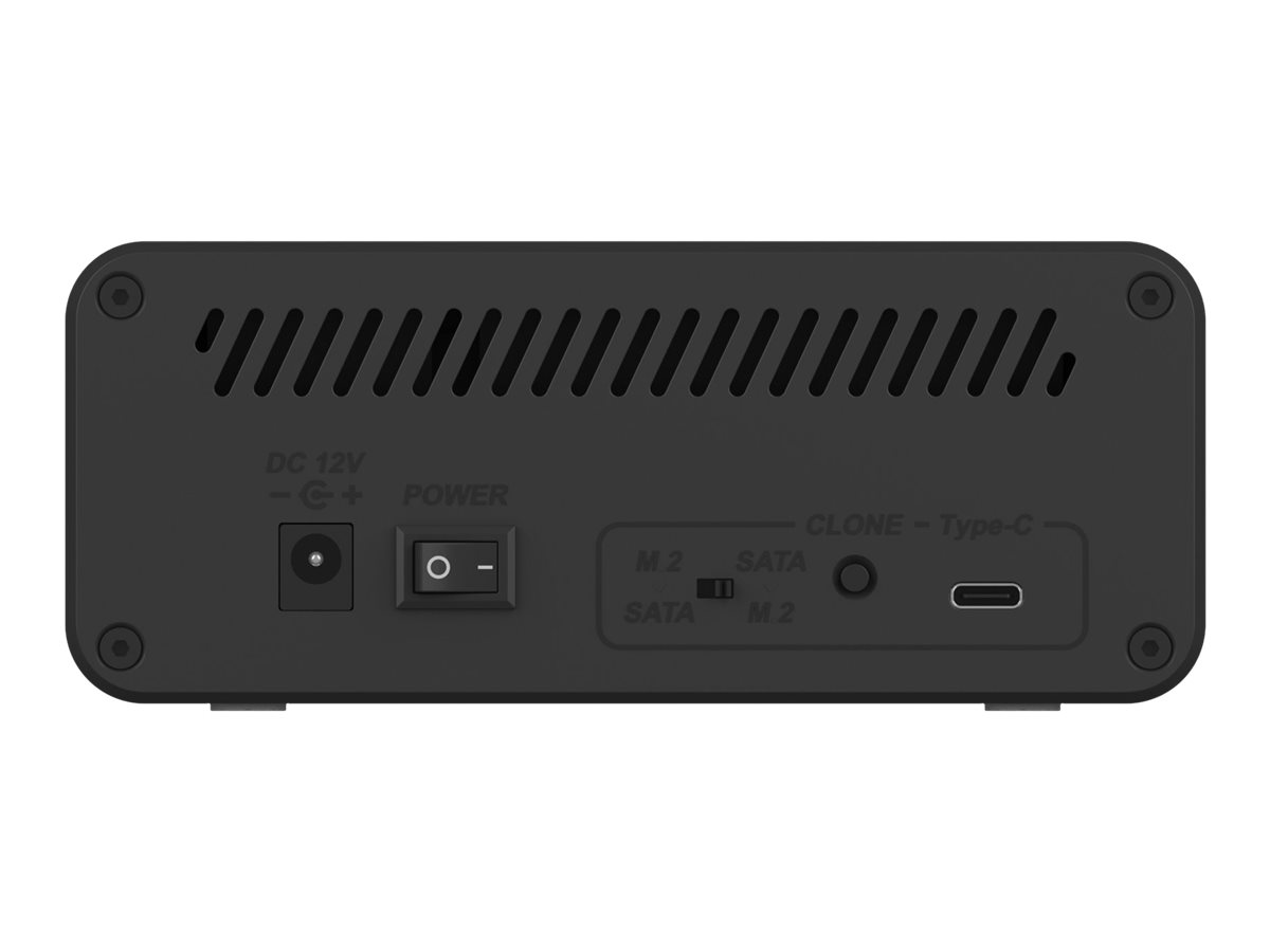 ICY BOX IB-2914MSCL-C31 Docking und Klonstation fuer M.2 NVMe SSD und 2,5 und 3,5 SATA SSD HDD