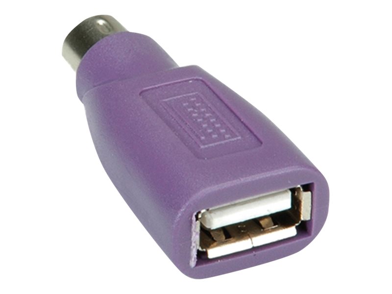 VALUE PS/2 - USB Tastatur-Adapter violett