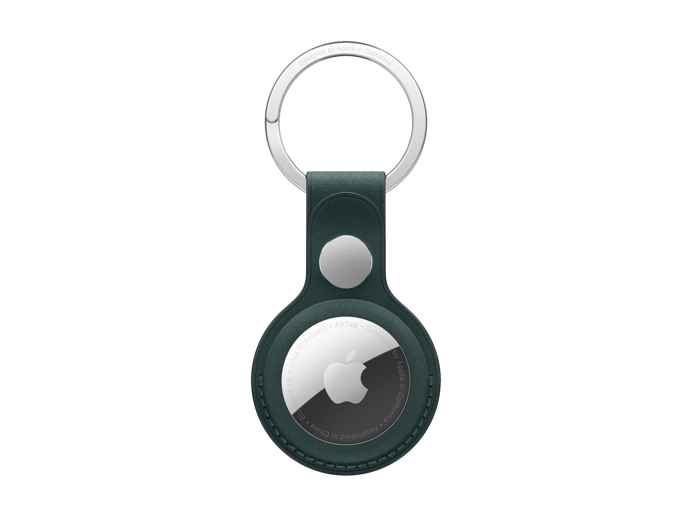 APPLE AirTag FineWoven Key Ring - Dark Green APPLE AirTag FineWoven Key Ring - Dark Green