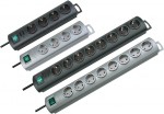 brennenstuhl Primera-Line 10-fach Steckdosenleiste mit Schalter 2,0 m silber