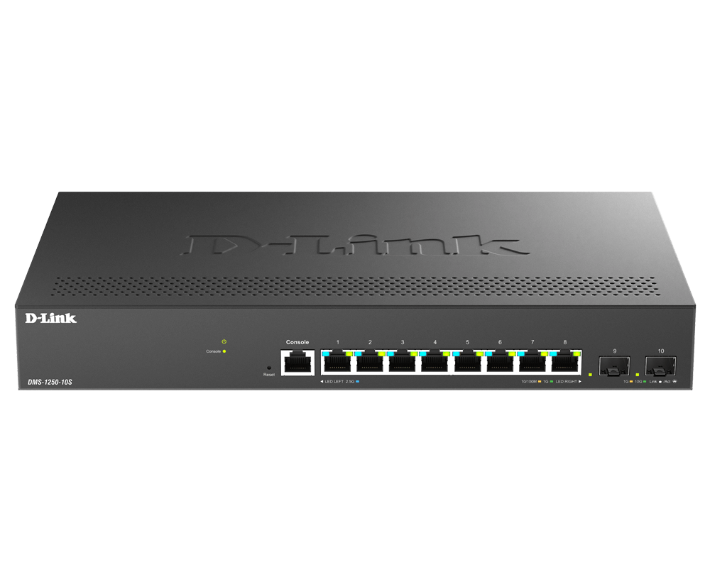 D-Link DMS‑1250‑10S Switch L2+ Smart