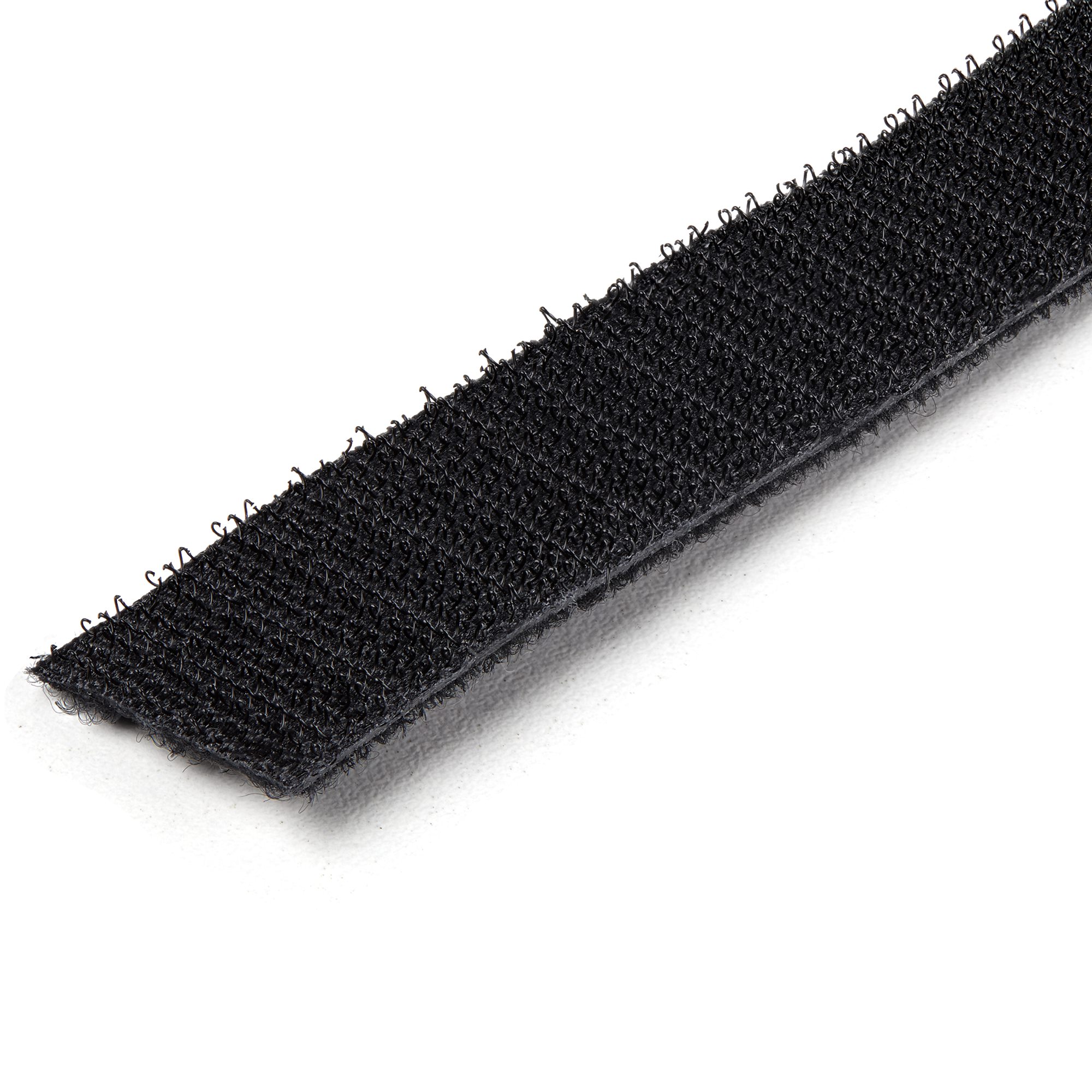 STARTECHCOM HookandLoop Cable Management Tie 25 ft Roll Black CuttoSize Cable Wrap Straps