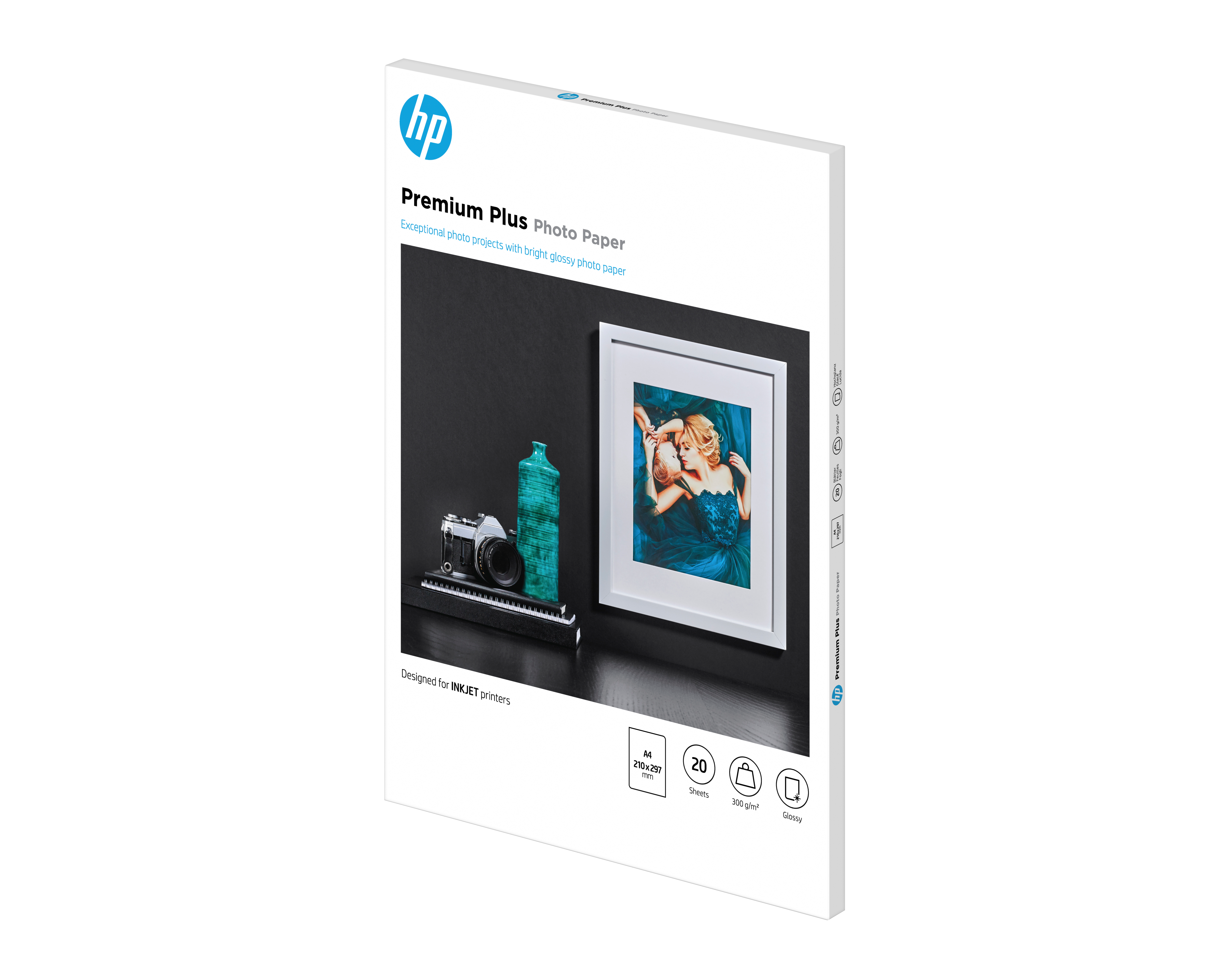 HP Fotopapier CR672A DIN A4 glaenzend 300 gqm 20 Blatt