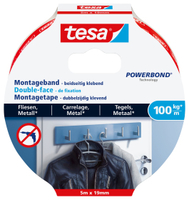 tesa Ultra starkes Montageband 77746 doppelseitiges Klebeband 19,0 mm x 1,5 m, 1 St