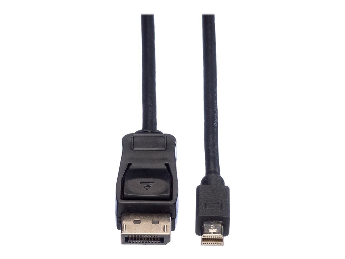 VALUE DisplayPort Kabel DP ST - Mini DP ST schwarz 2m VALUE DisplayPort Kabel DP ST - Mini DP ST schwarz 2m
