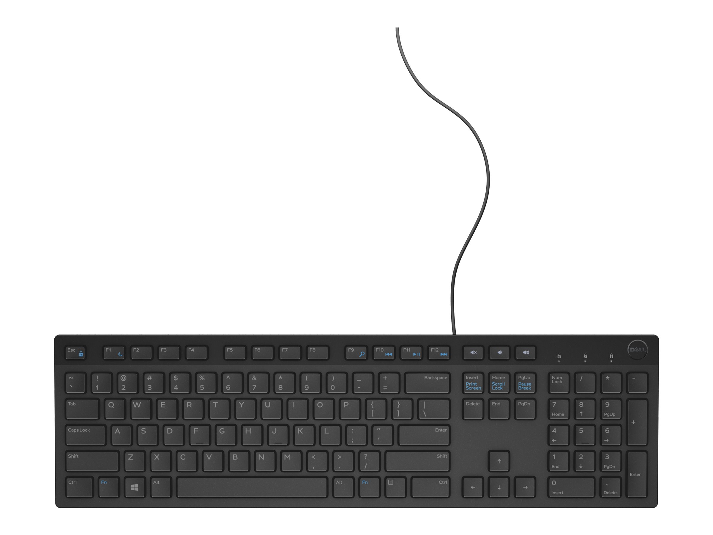 DELL Multimedia Keyboard-KB216 - French AZERTY - Black DELL Multimedia Keyboard-KB216 - French AZERTY - Black