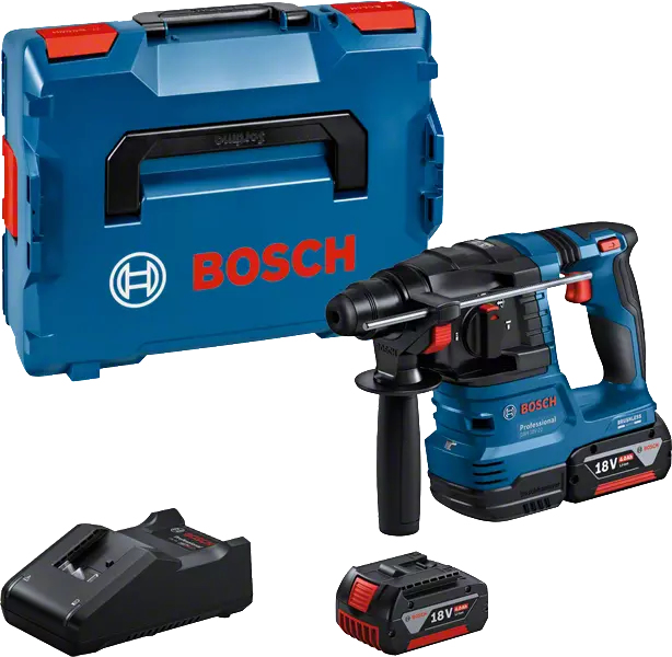 BOSCH Professional GBH 18V22 AkkuBohrhammerSet 18,0 V, mit 2 Akkus