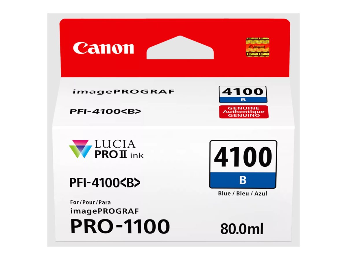 6786C001 CANON PFI4100B IPF Tinte blue 6786C001 CANON PFI4100B IPF Tinte blue