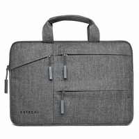 SATECHI Laptoptasche Kunstfaser grau STLTB15 bis 38,1 cm 15 Zoll