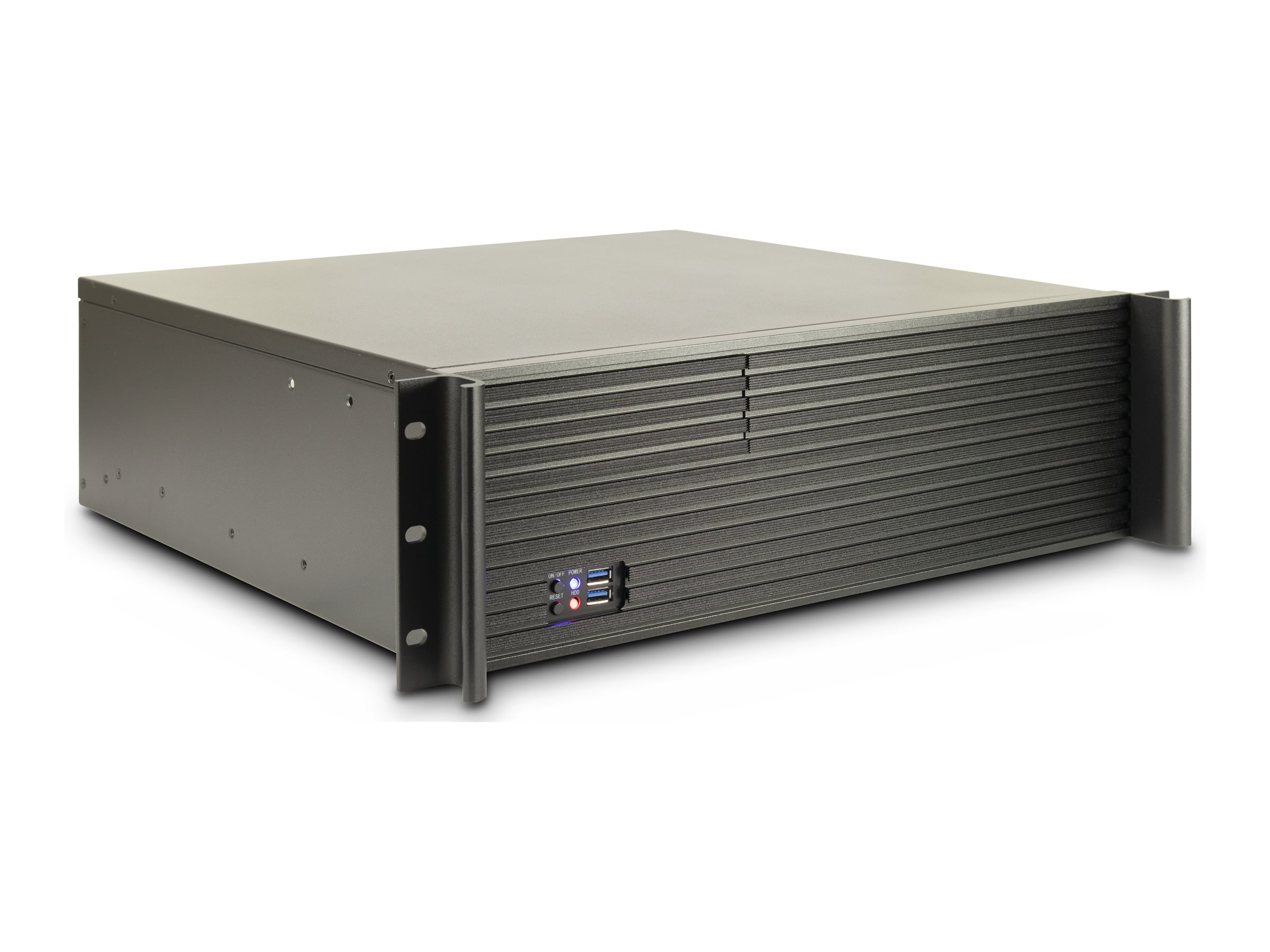 InterTech IPC 3UK340L schwarz, 3 Hheneinheiten
