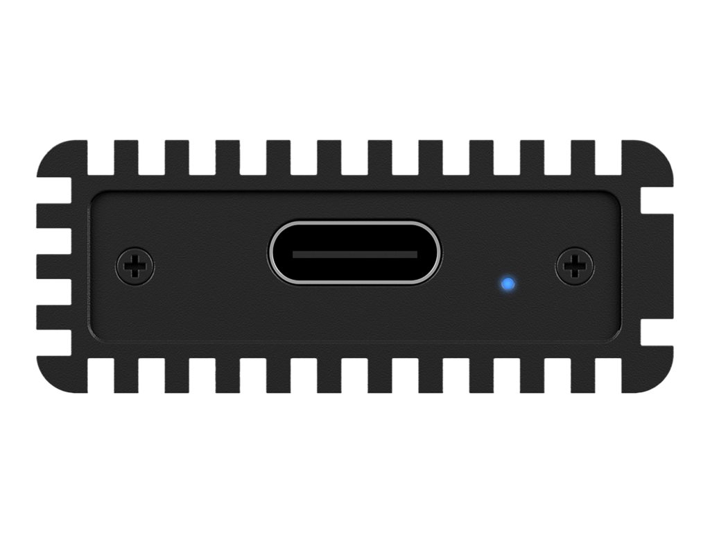 ICY BOX externes Gehaeuse fuer NVME M.2 IB-1816-C31 M.2 SSD mit USB3.1 Type-C bis zu 10Gbits M-Key  Gehaeuse mit Schiebemechanismus