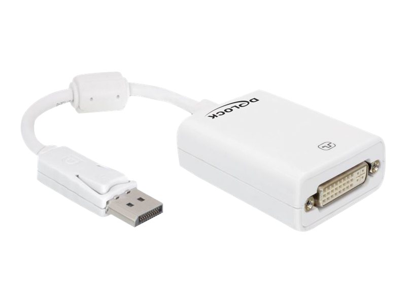 DELOCK Adapter DisplayportSt DVI245Bu weiss