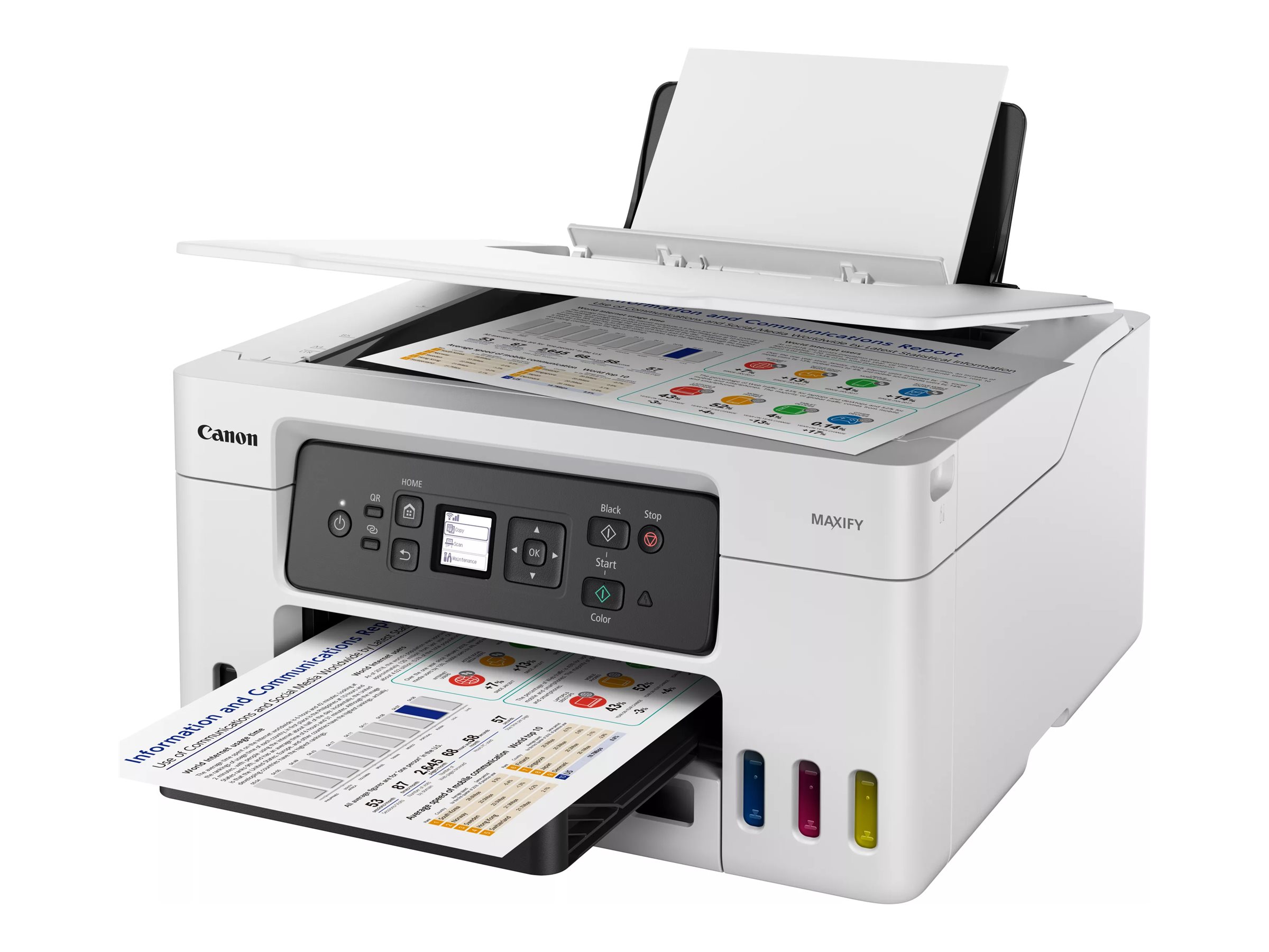 Canon MAXIFY GX3050 3 in 1 Tintenstrahl-Multifunktionsdrucker grau Canon MAXIFY GX3050 3 in 1 Tintenstrahl-Multifunktionsdrucker grau