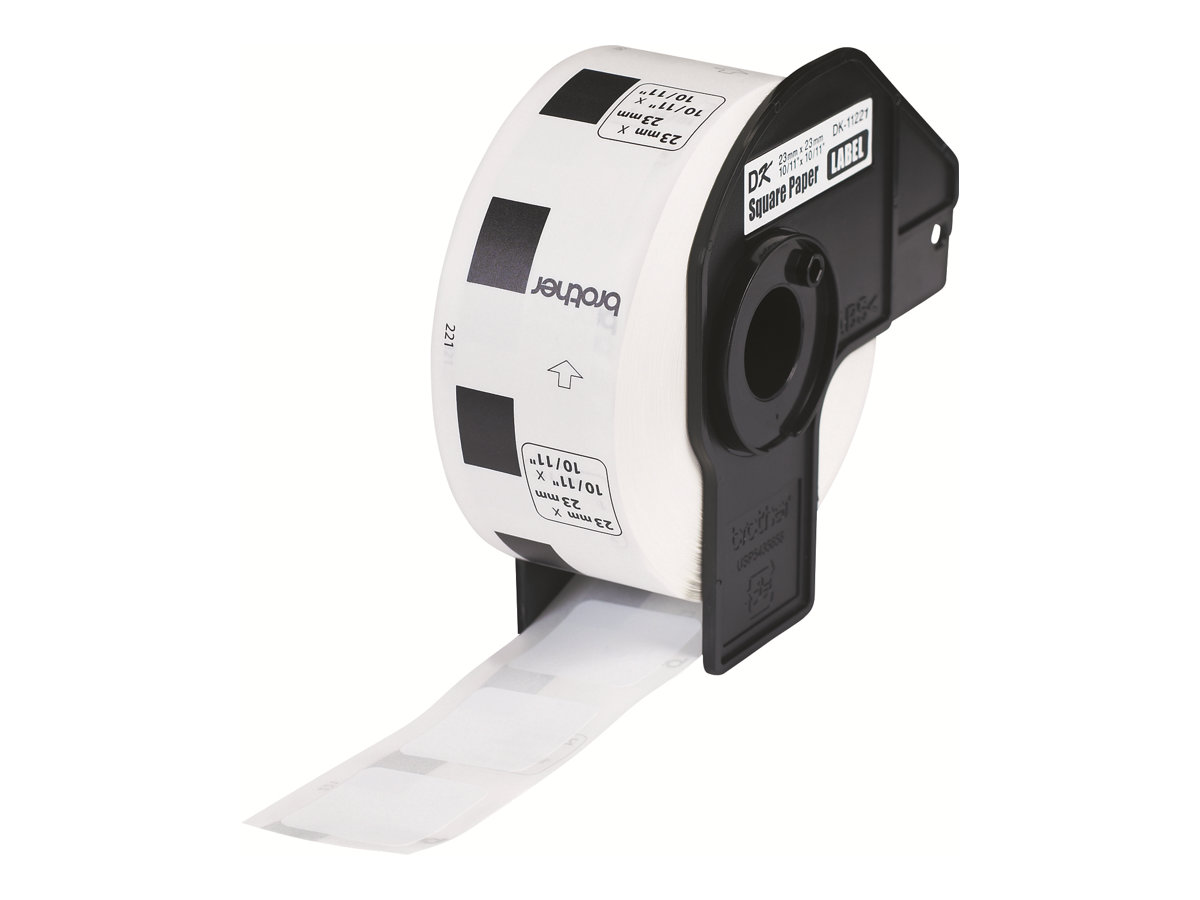 Quadratische Etiketten DK-11221 (1000 St.) weiss 23 x 23 mm Quadratische Etiketten DK-11221 (1000 St.) weiss 23 x 23 mm