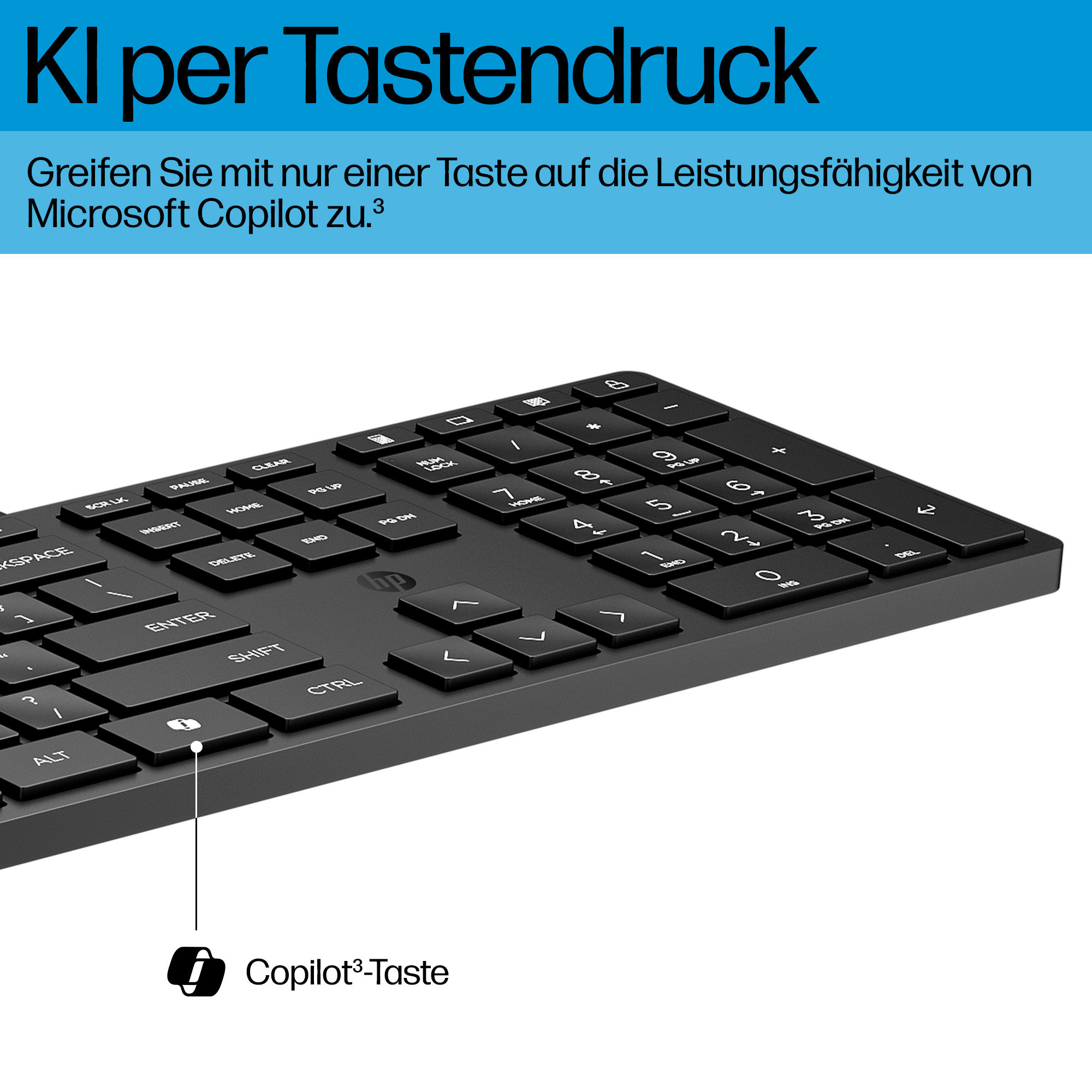 HP 320MK Tastatur Kabelgebunden USB-A Schwarz
